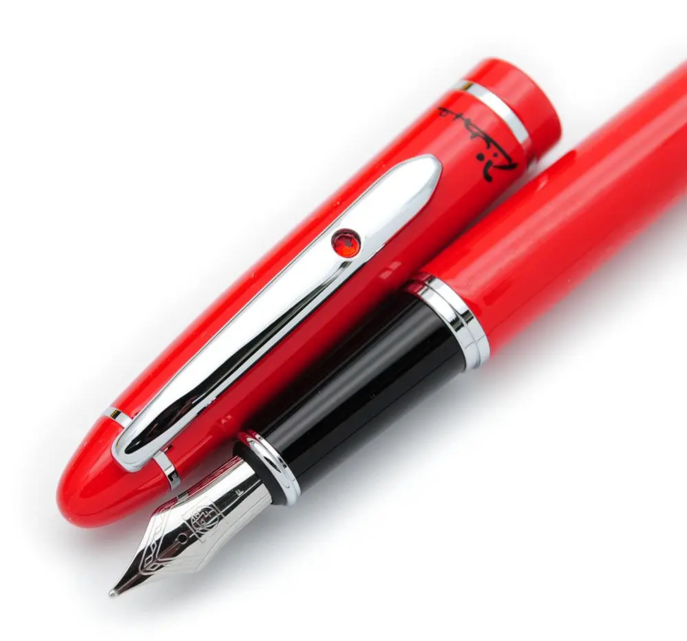 Red Пикассо 608 Ann Griess авторучка M Nib чернильная ручка оригинальная коробка - Цвет: Red