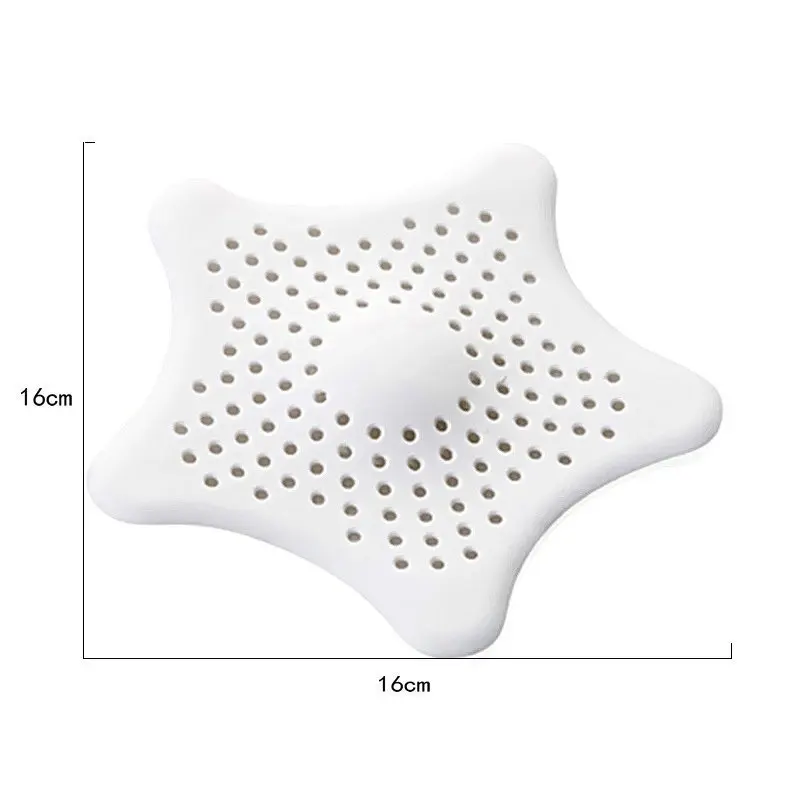 New Silicone Drain Hole Strainer Kitchen Sink Sewer Bathtub Hair Catcher Stopper Trapper Toliet Bathroom Cover Floor Filters Hot | Дом и сад
