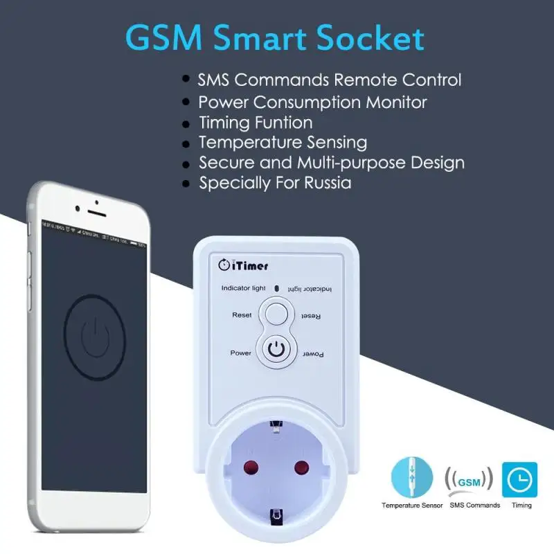 Фото GSM Мощность ЕС Plug розетка Температура Сенсор интеллектуальные Контроль GSM Мощность ЕС Plug розетка Температура Сенсор интеллектуальные Контроль