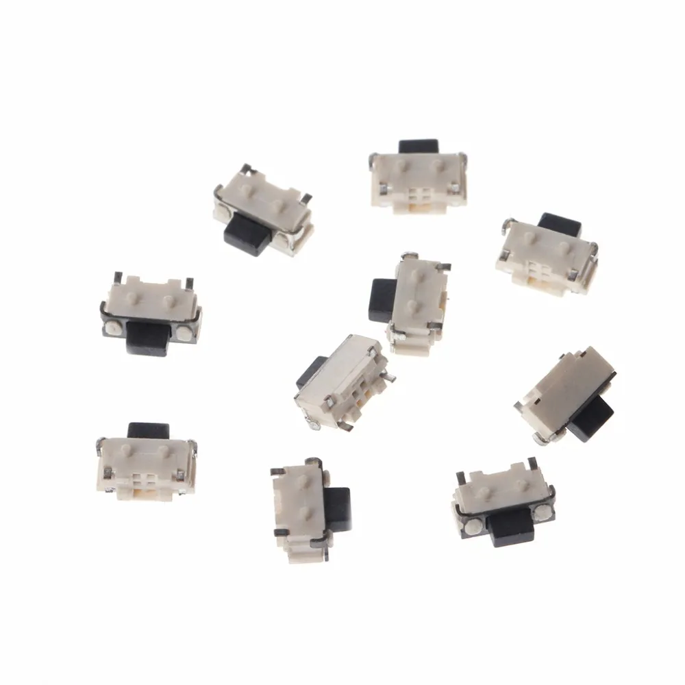 10 шт./1 комплект боковые тактильные кнопочные переключатели Micro SMD SMT Tact 2x4x3 5 мм