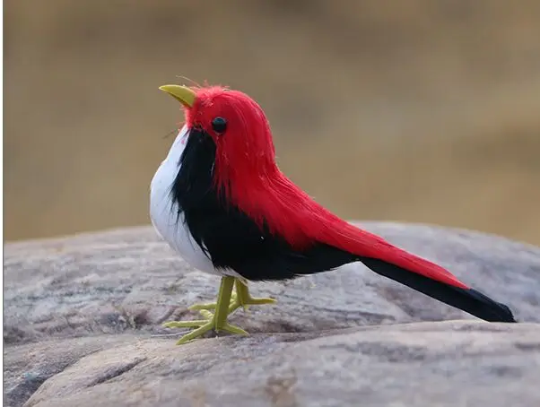 

about 12cm foam&feathers bird simulation bird model prop,home garden decoration gift s2304