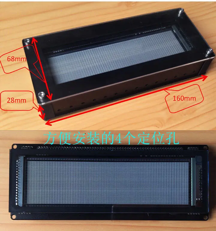Wi Fi VFD музыкальный спектральный дисплей анализатор MP3 ПК усилитель аудио