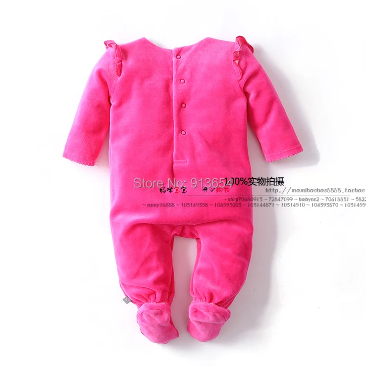 Демисезонная детская одежда из бутика бархатные комбинезоны для новорожденных