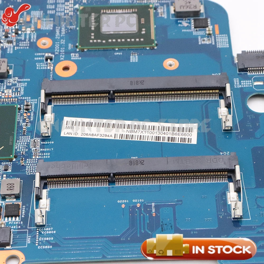 Материнская плата NOKTION NBM7X11001 48. 4tu05.04m для ноутбука Acer aspire v5-531p v5-431p материнская HM70