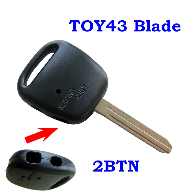 1/2 Боковая кнопка дистанционного ключа чехол для TOYOTA Carina Estima Harrier Previa Corolla Celica TOY43