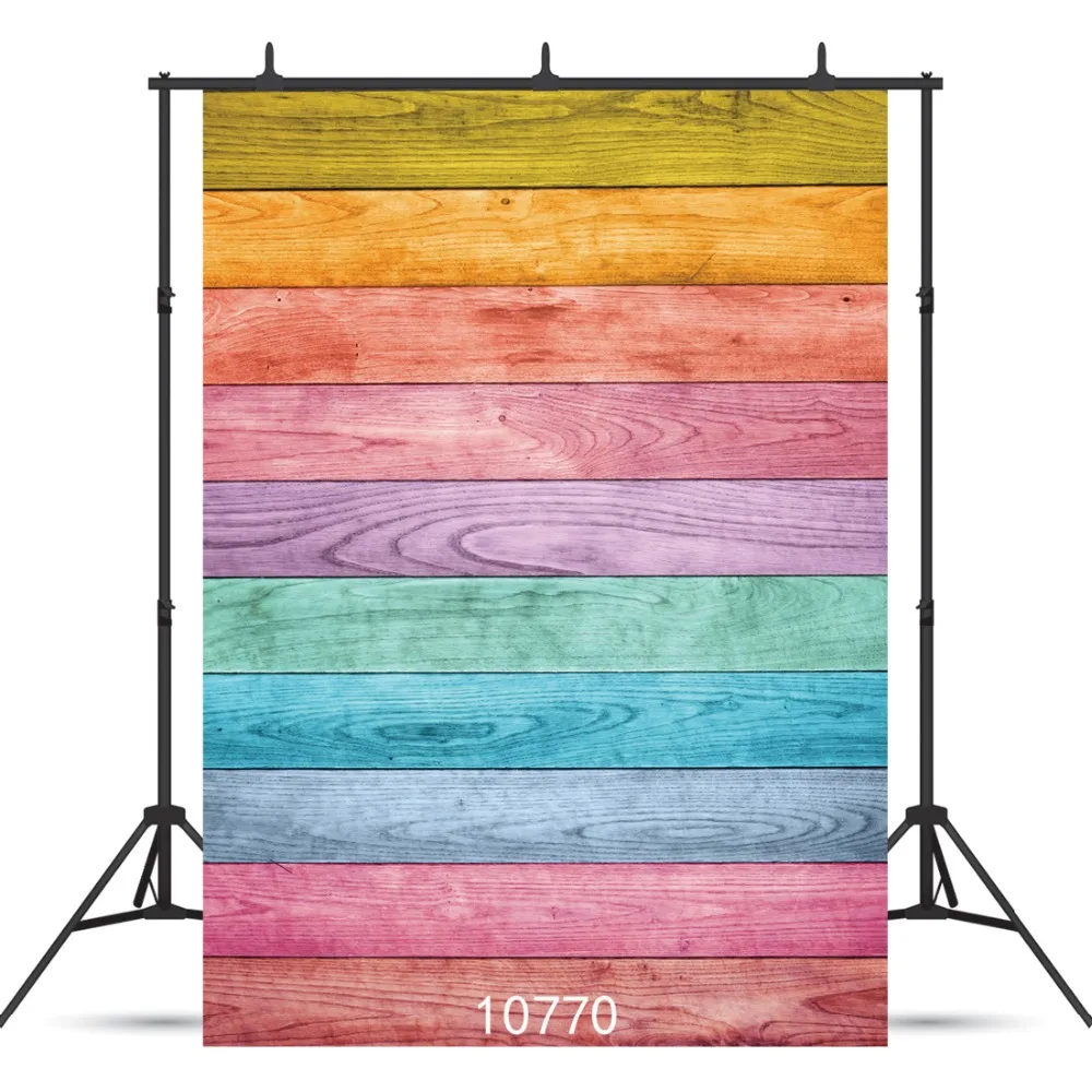 

Colored Wooden Floor Portrait Baby Goods Handcraft Photography Background Customized Photo Backdrop For Photo Studio Photophone
