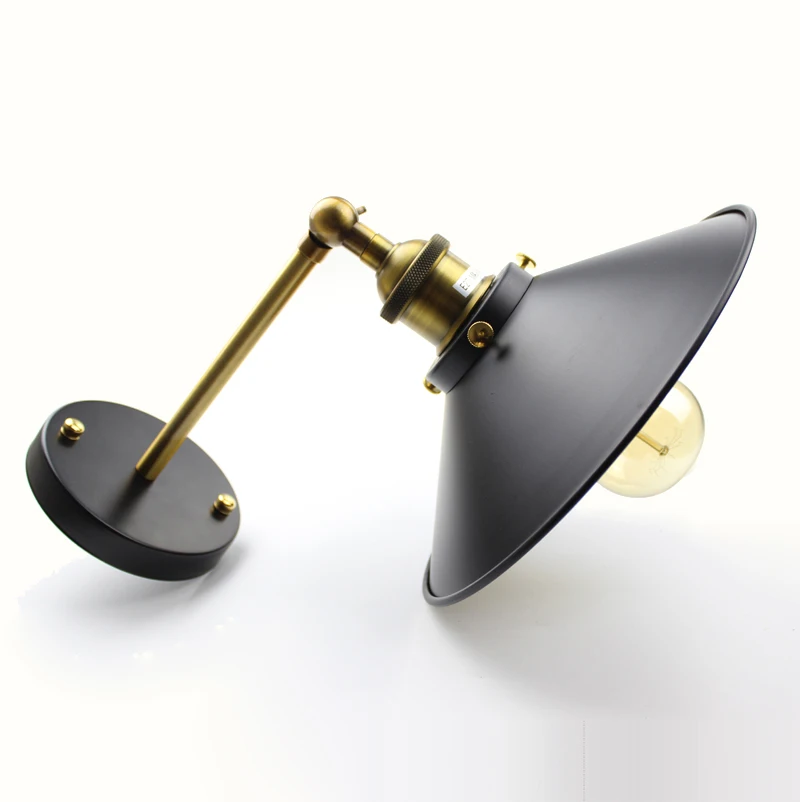 Американская винтажная настенная лампа комнатное освещение прикроватные лампы