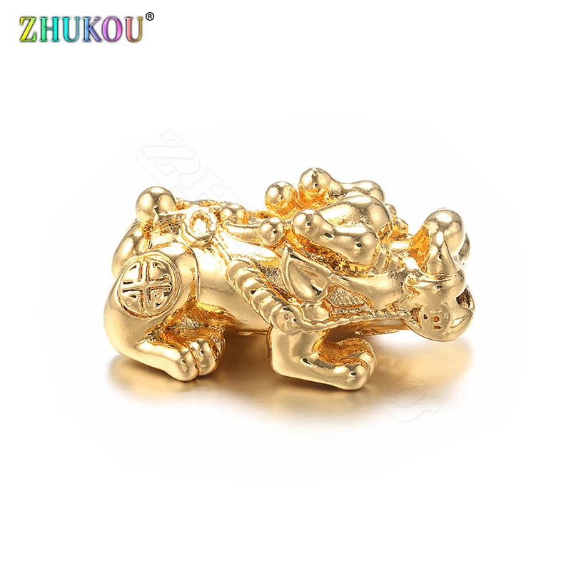 ZHUKOU 2019 золотые бусины в форме быка для женщин и мужчин аксессуары браслетов