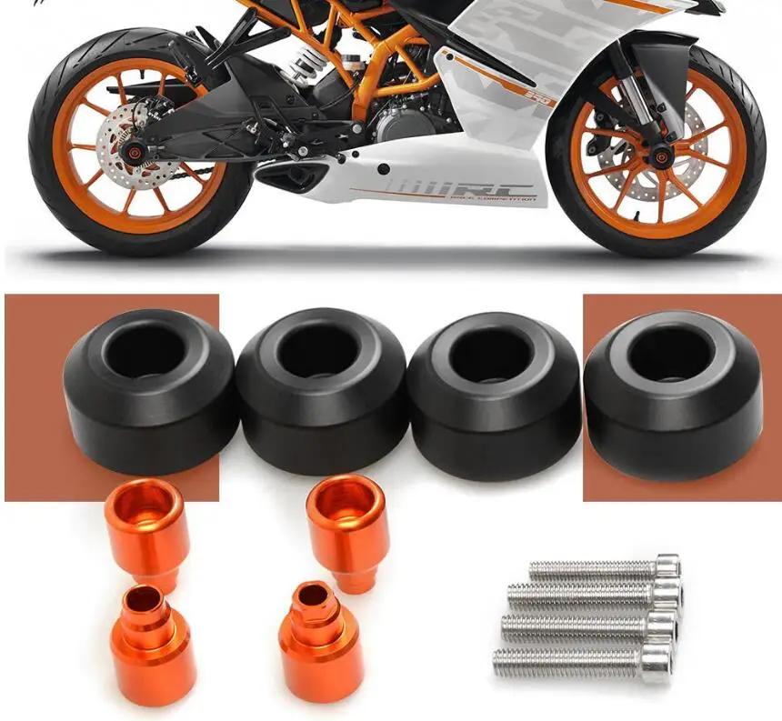 Аксессуары для мотоцикла DUKE KTM RC 125 200 250 390 защита передних и задних колес вилки