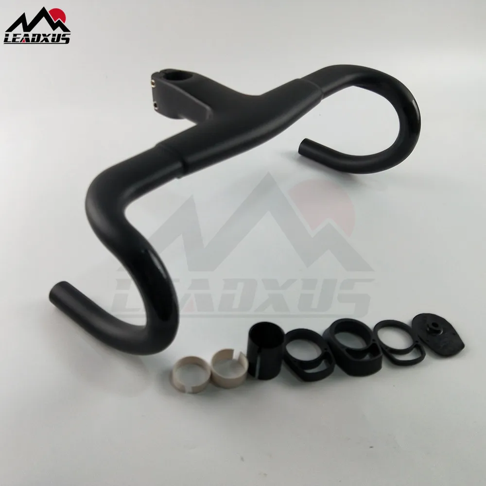 Leadxus 25HBS полностью из углеродного волокна интегрированный руль для шоссейного