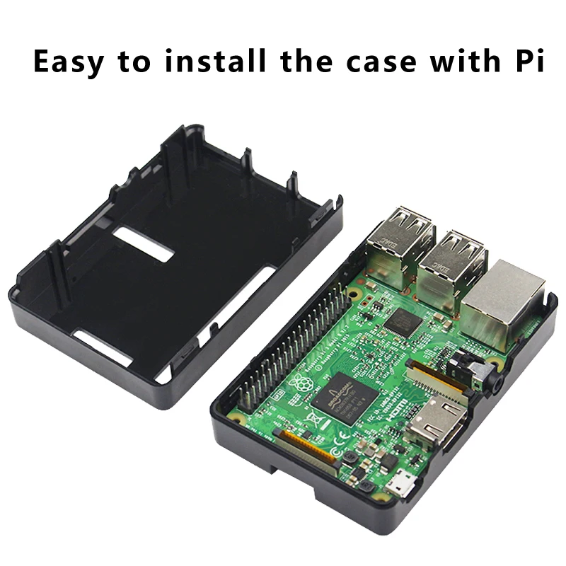 Новое поступление Raspberry Pi 3 для 3B + 2B ABS Чехол премиум класса