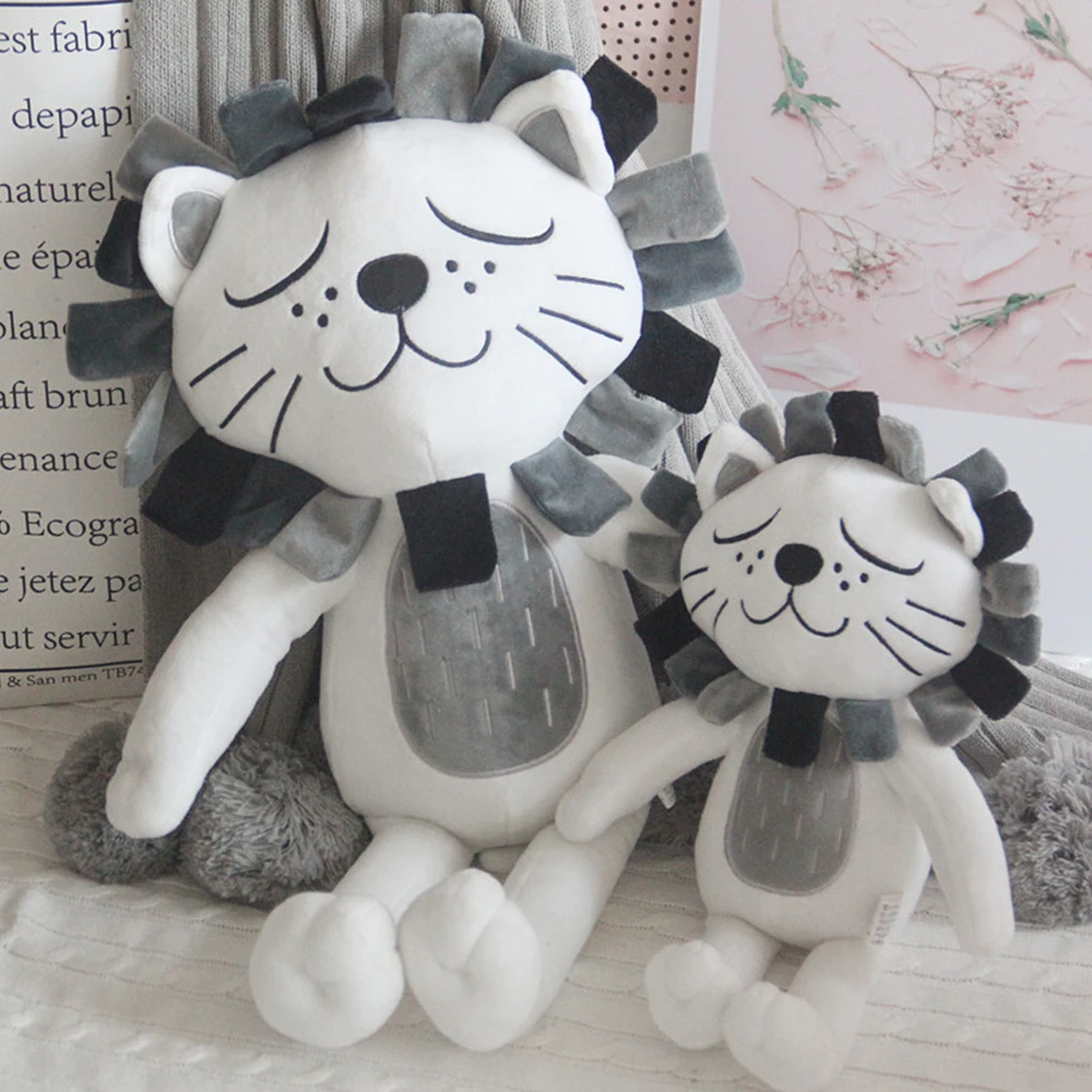 Детская подушка детские мягкие игрушки для девочек мальчиков куклы в виде льва