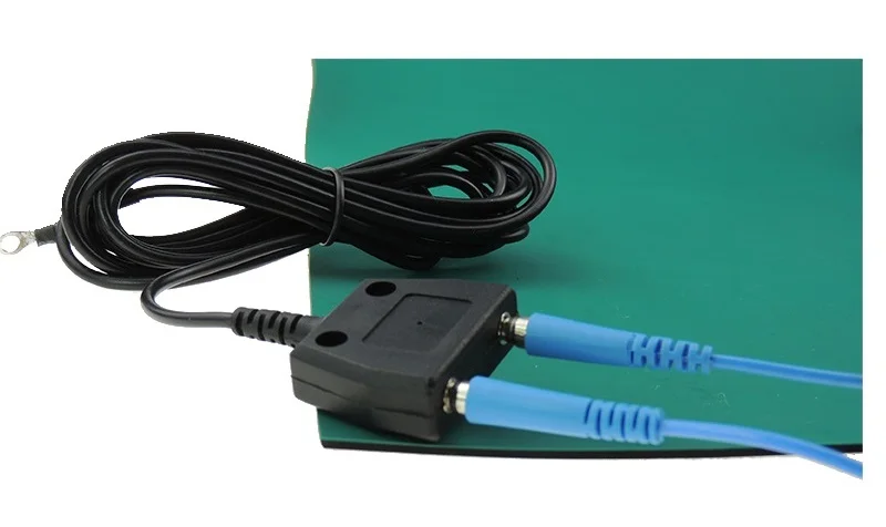 

15 PCS ESD Workstation Earth Bonding Anti Static Ground Cord Earthing Grounding EBP Earth Bonding For Earthing Grounding Mat