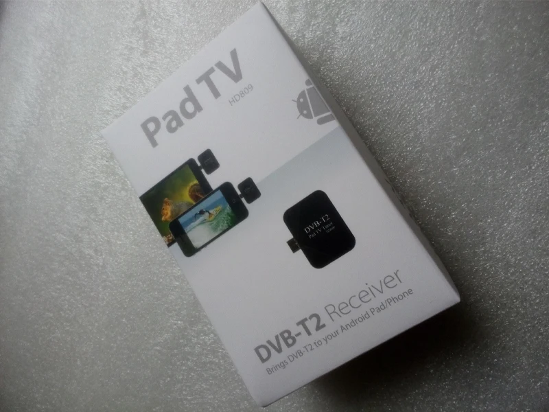 Цифровой ТВ-тюнер DVB-T2 DVB-T DVB T2 Micro USB часы-ресивер для прямого эфира Android Pad телефона
