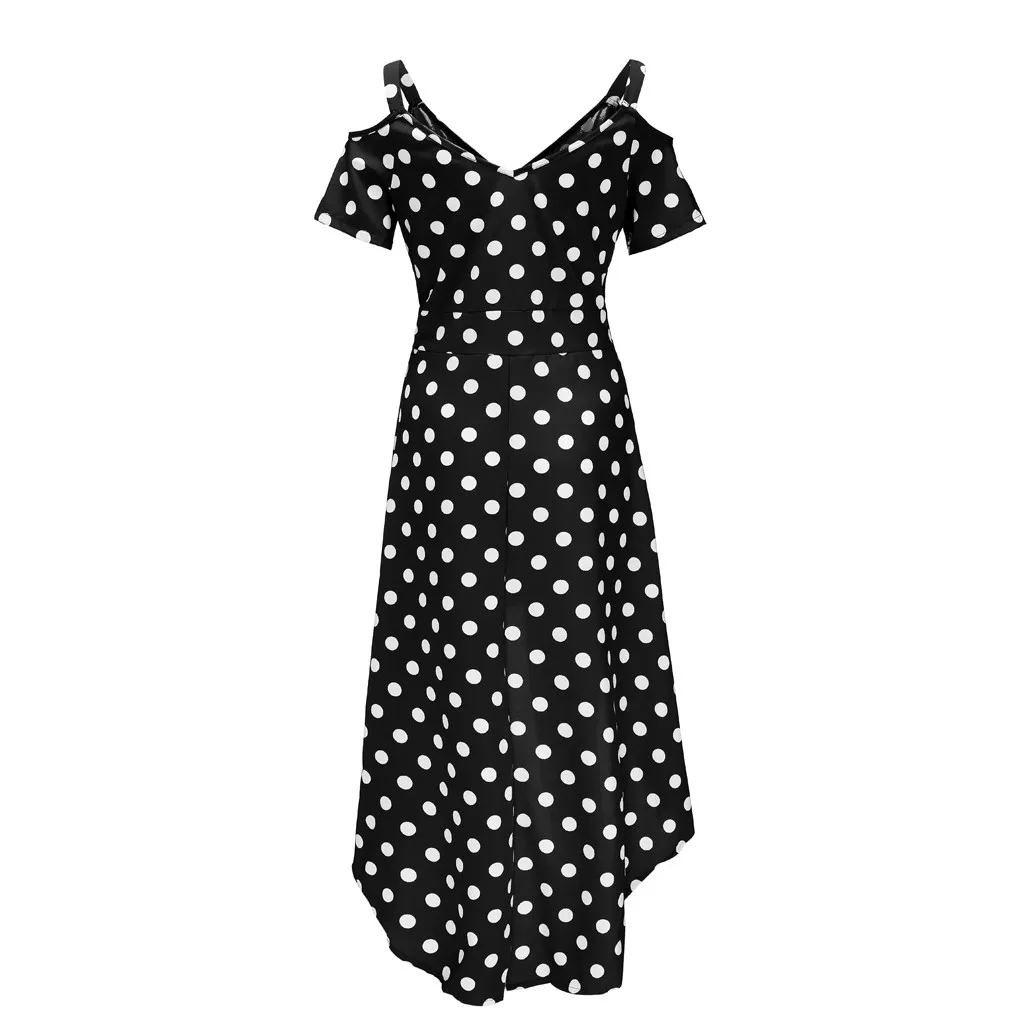 Женское Бандажное платье макси в горошек с 3D Цифровым принтом африканском стиле