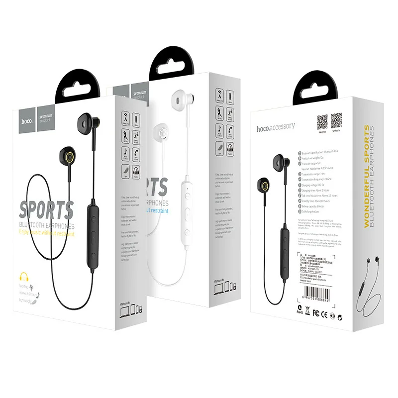 HoCo ES21 miao sheng Bluetooth гарнитура для движения стерео беспроводные наушники косая