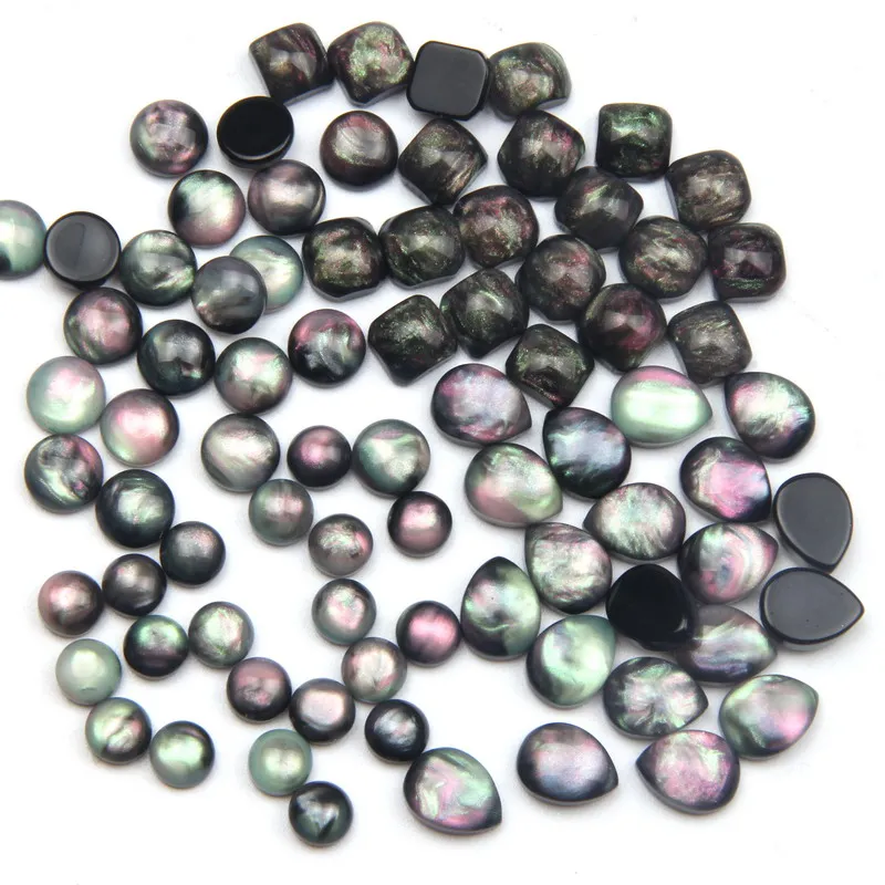 ELESSICAL 20pcs Resin Shiny Smooth Rhinestone Nail Charms 3D DIY Delicate Beads Stones Nails Art Decorations Jewelry WY886-WY889 | Красота и