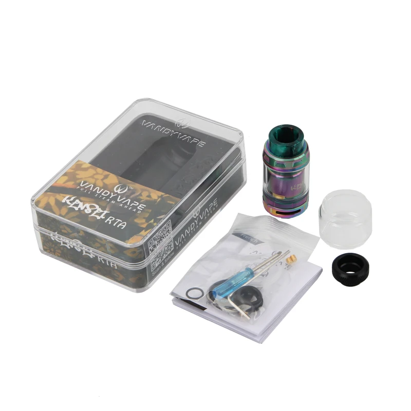 Аутентичные ВАНДИ VAPE kensei RTA 2 мл/4 мл дно вафельная воздуха регулируемое танк