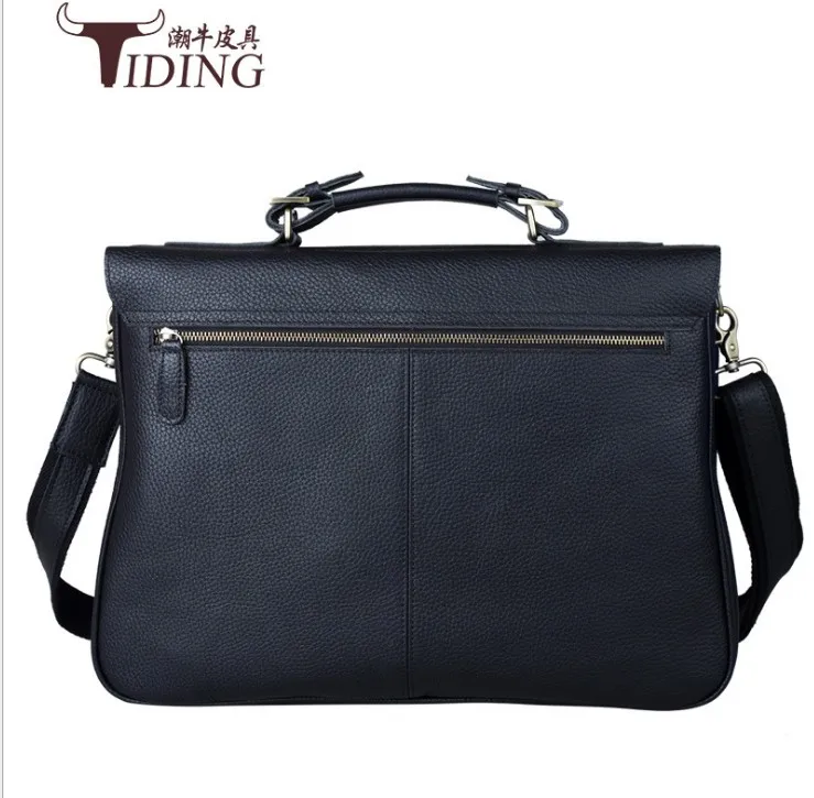 2017 Для мужчин Повседневное Портфели Бизнес плеча кожи коровы большой Курьерские