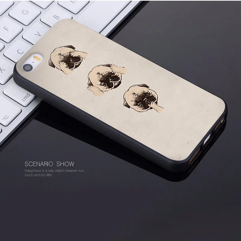 MaiYaCa Французский бульдог Coque Основа Чехол для iPhone 8 7 6 6 S Plus X XS XR XSMax 5 5S SE черный чехол для телефона чехол - Цвет: 2