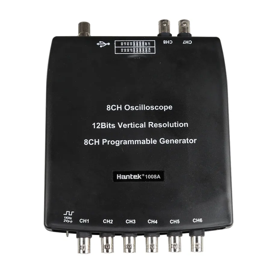 Hantek 1008A 8-канальный сетевой видеорегистратор осциллограф для ПК/DAQ/8CH генератор |
