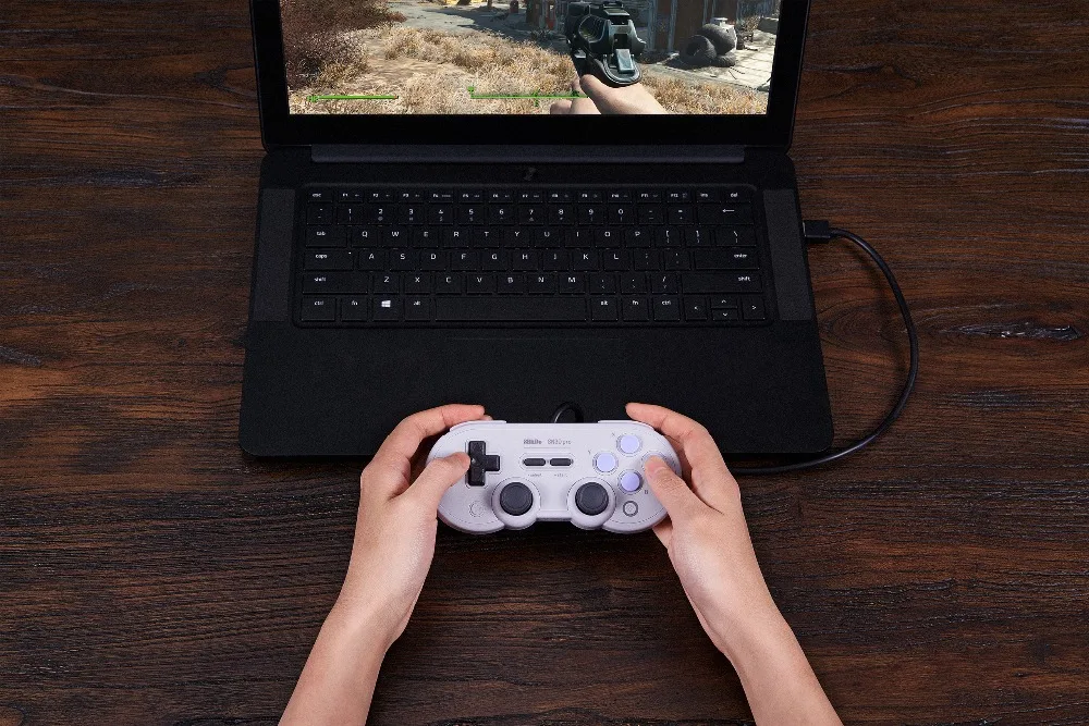 Официальный 8BitDo проводной SN30 Pro USB геймпад для nintendo Switch Windows Raspberry Pi SN Edition