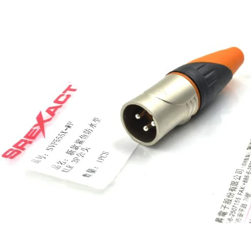 10 шт./лот (5 штекеров + 5 гнезд) Водонепроницаемый 3-контактный разъем XLR