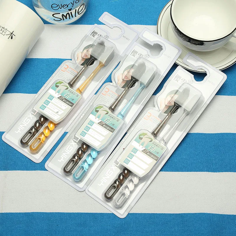 Комплект из 2 предметов для взрослых Зубная щётка творчески зубная щетка