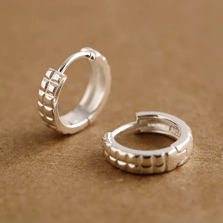 Женские простые серьги svjewelry из стерлингового серебра 925 пробы в Корейском стиле |