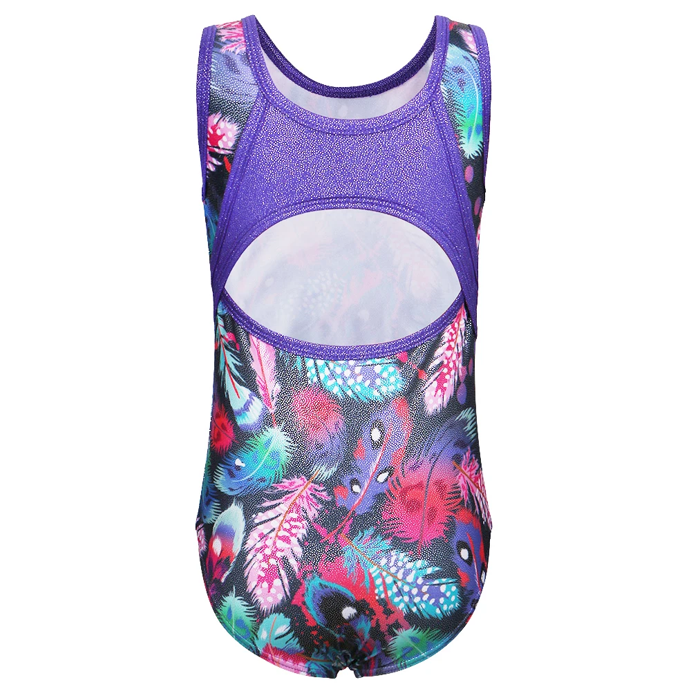 BAOHULU, майка без рукавов, трико, гимнастические купальники, балетный костюм для девочек, для детей, подростков и малышей, От 3 до 12 лет, спортивный костюм для танцев