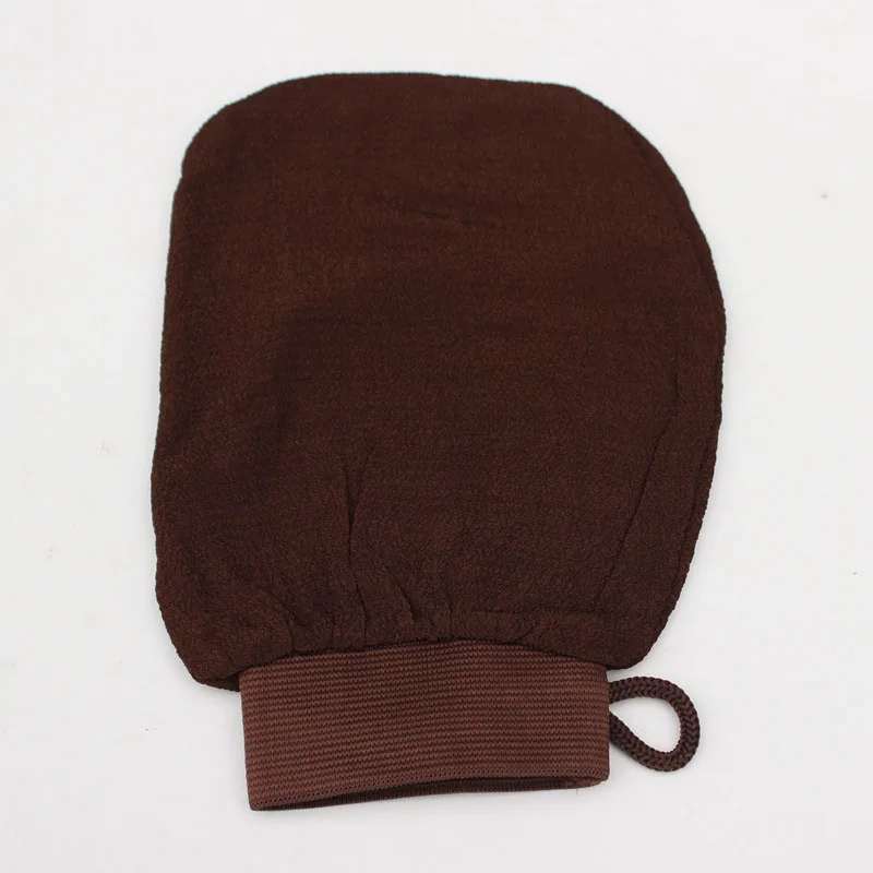 Двусторонняя перчатка для душа отшелушивающая случайного цвета скраб чистки