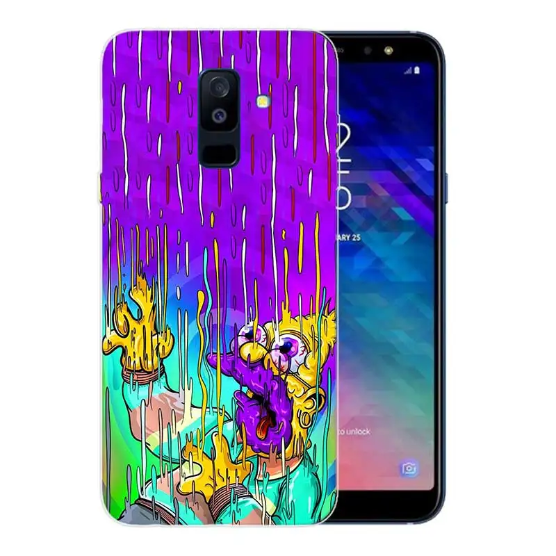 Мягкий ТПУ чехол для Samsung Galaxy A6 A8 Plus A5 A7 A9 Star 2018 A3 2017 A6S A8S |