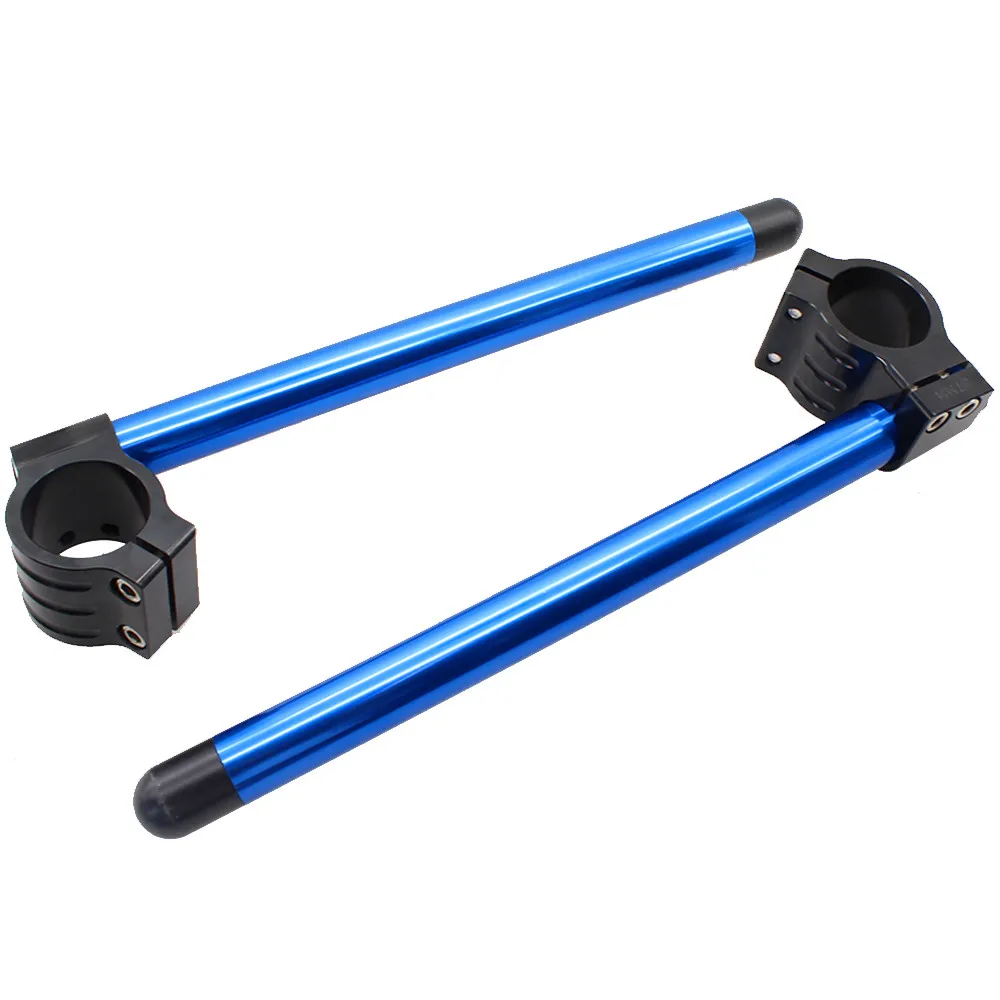 Regular Blue CNC регулируемый мотоцикл 50 мм клип на них Руль Вилка Ручка Бар для Honda CBR1000RR CBR 1000RR 2004-2010 2005 06 07 08 - Цвет: Regular Blue