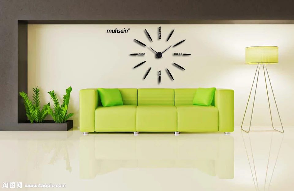 Новинка, распродажа, настенные часы, часы reloj de pared, 3d, сделай сам, акриловые зеркальные наклейки, кварцевые, Современное украшение для дома