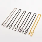 6 цветов Цепочка Из бронзового сплава для старинных кварцевых женских и мужских винтажных карманных часов