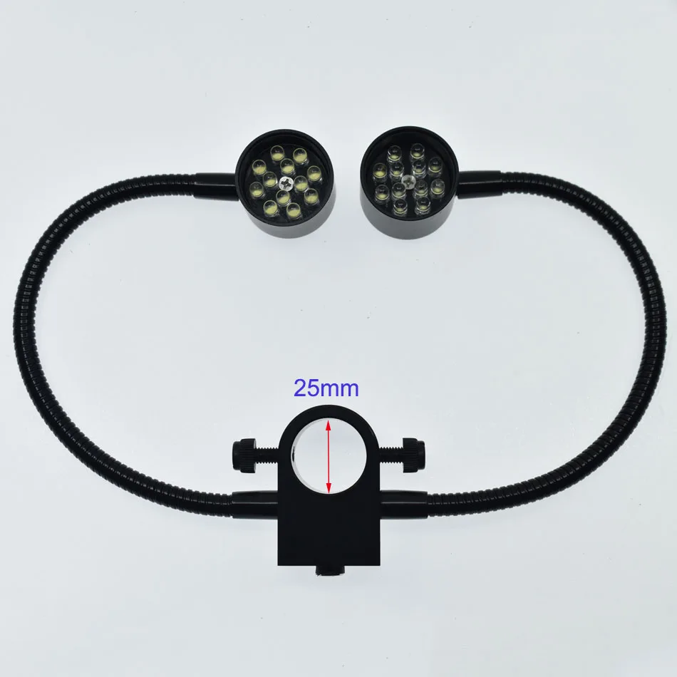 

Универсальный двухтрубный регулируемый светодиодный источник света Вспышка светильник промышленного цифрового видео стерео объектив камеры микроскопа