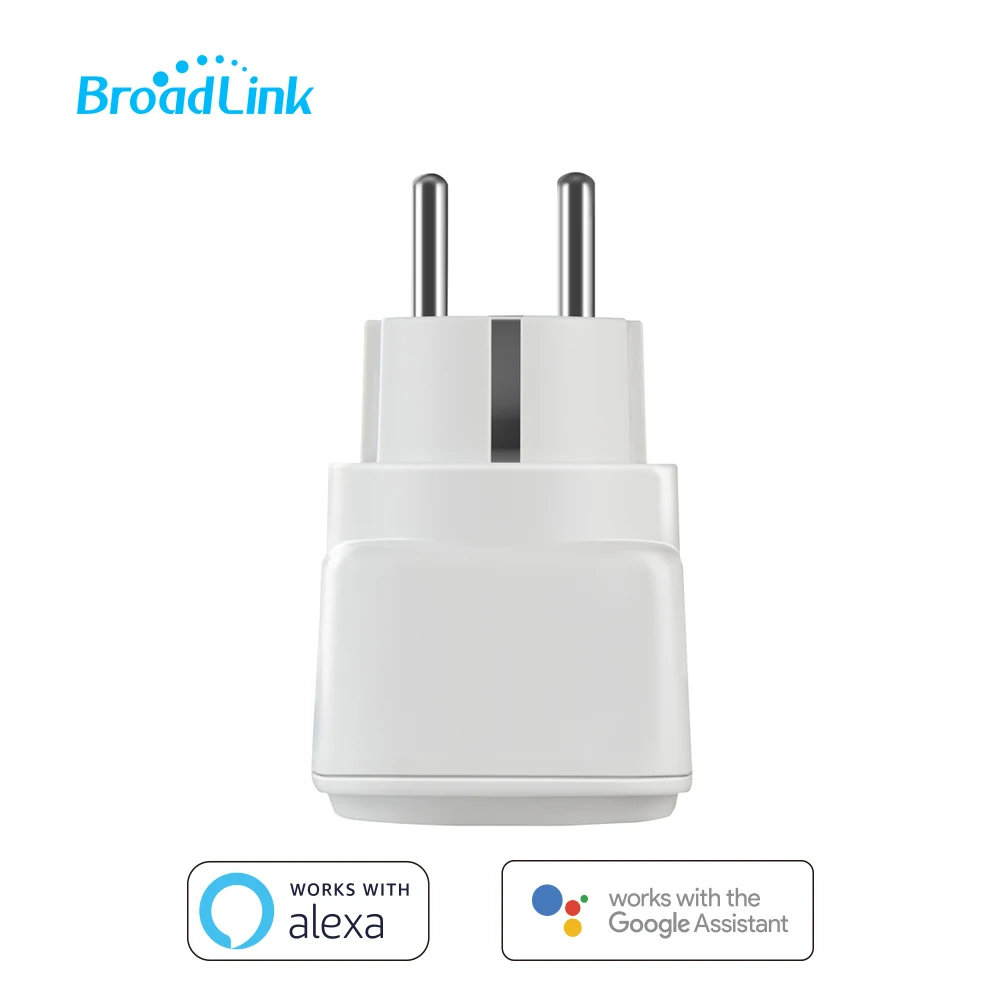 4-Pack BroadLink SP3 SP3S Wi-Fi вилка умная розетка, измерительная розетка 16А, штепсельная вилка европейского стандарта, работает с Google Home и Amazon