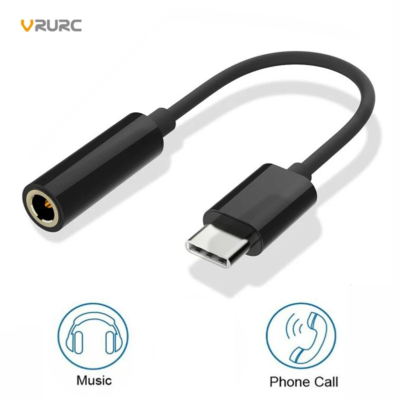 Тип C до 3 5 ММ Наушники Кабель адаптер usb 1 USB штекер AUX аудио Женский разъем для Xiaomi 6