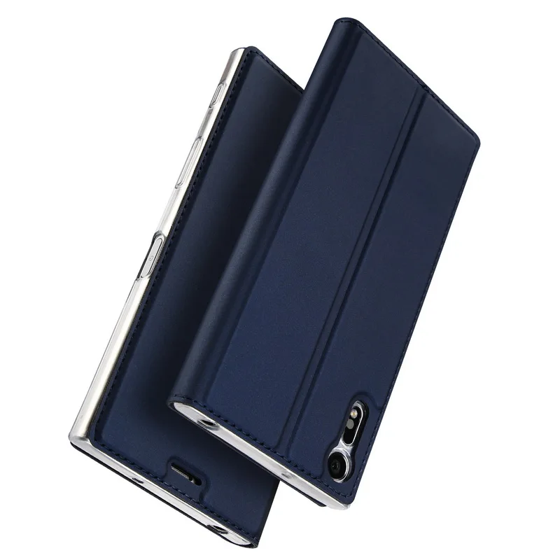 Магнитный флип-чехол для Coque sony Xperia XA1 Plus Ultra XZ1 XZ2 Premium XZ X Compact XZ3 XP Z5 Mini L1 Z6 E6 XA2 чехол со слотом для карт
