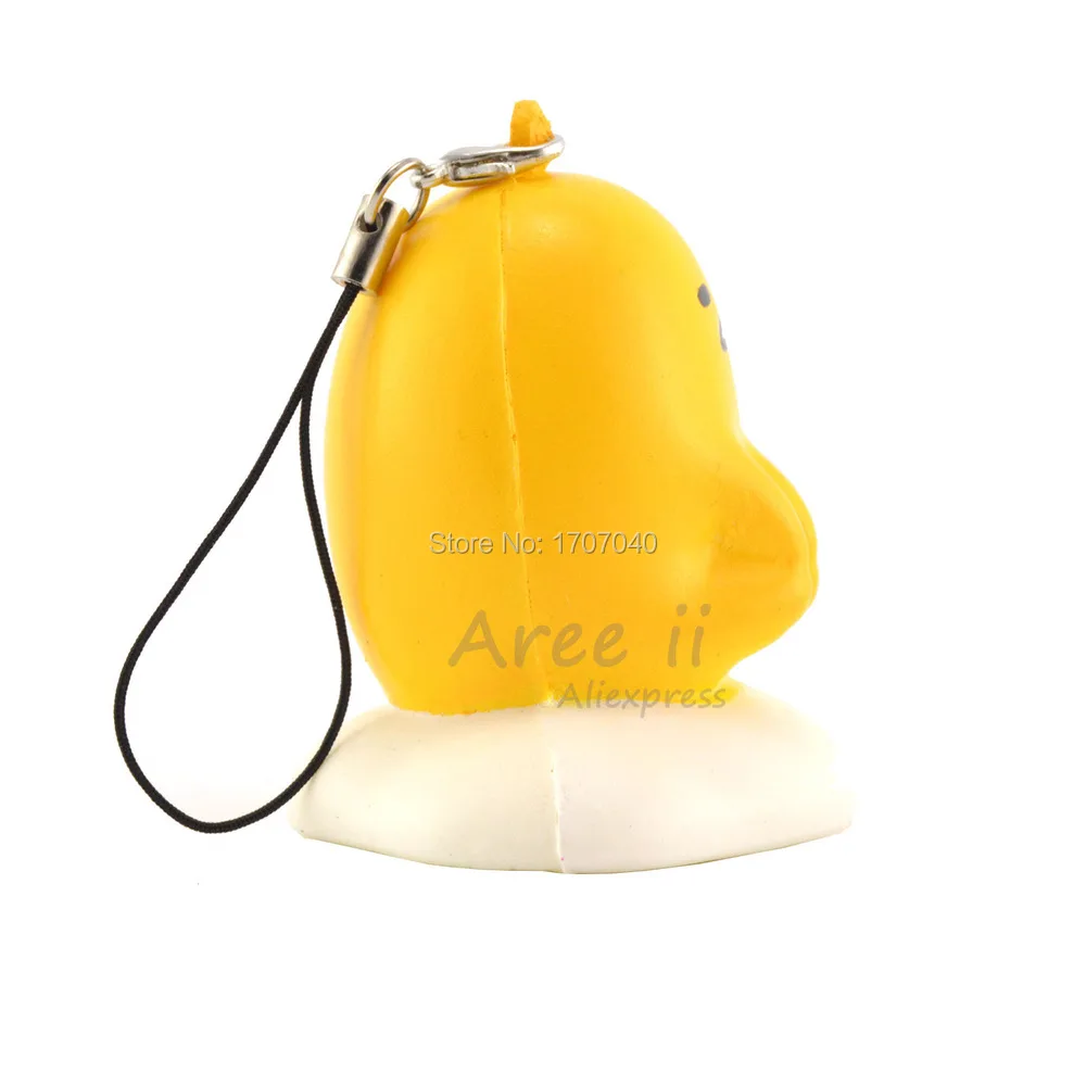 2016 Симпатичные 5 см мини squishy gudetama талисмана шаржа сладкий крем запах
