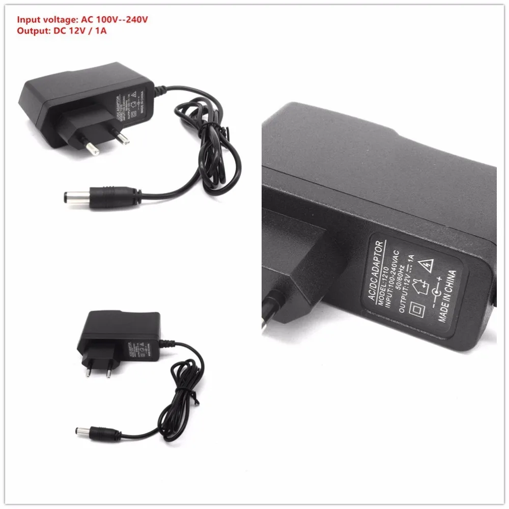 Вход AC 100V 240V DC 12V 1A 2.5A 3A 5A 6A Мощность адаптер для Светодиодный светильник DAC трубка