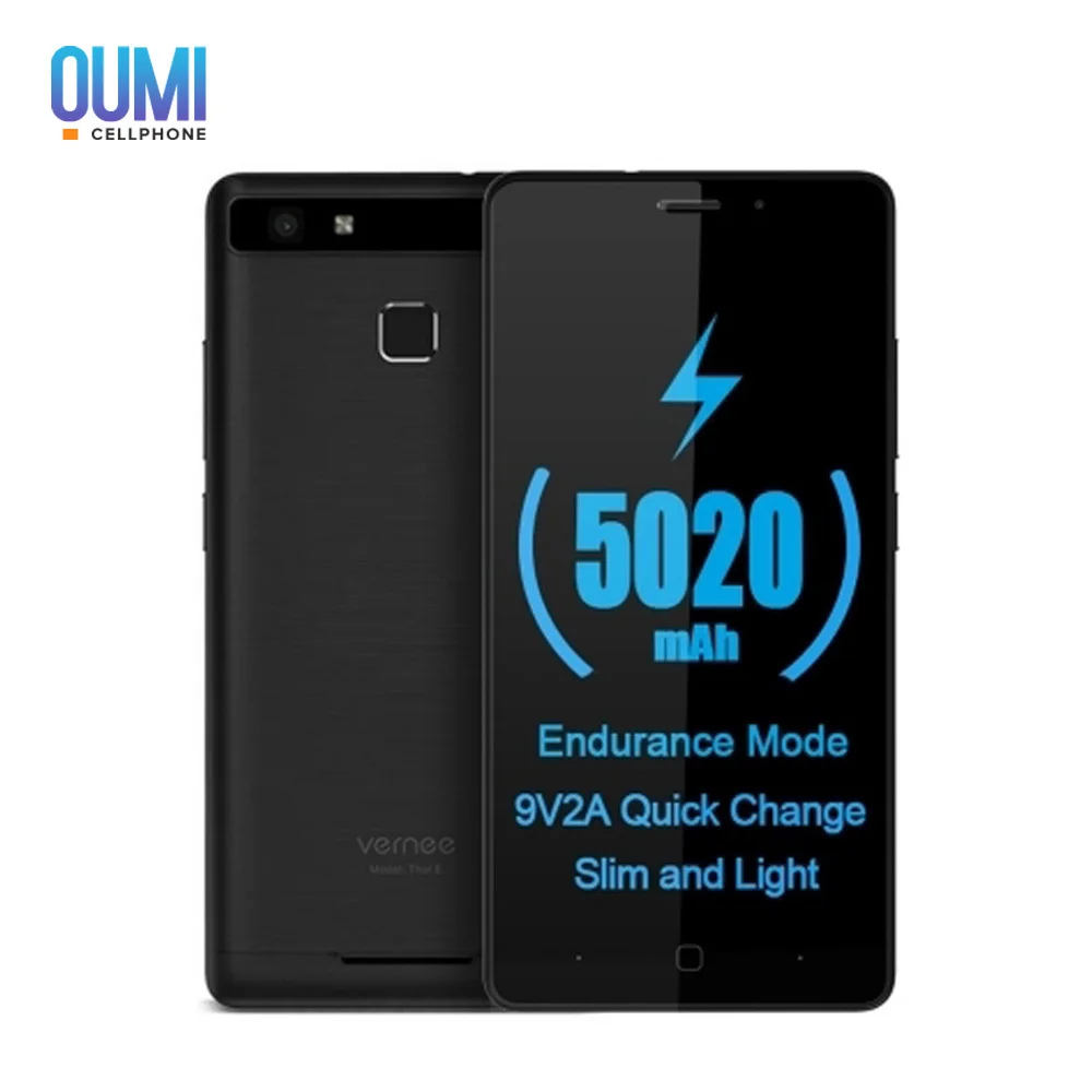 Vernee Thor e смартфон 4G 5020 мАч 5 0 дюймов Android 7 MTK6753 OctaCore 3 ГБ Оперативная память 16