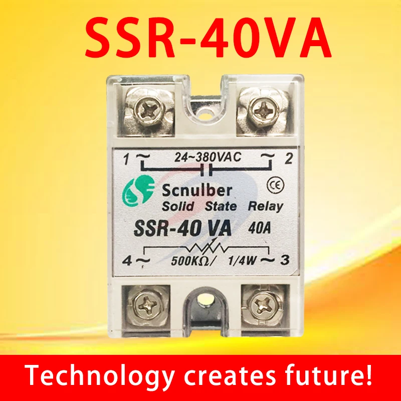SSR 40VA VR To AC 40A твердотельное напряжение Регулятор SSVR Scnulber|solid state voltage regulator|solid statesolid