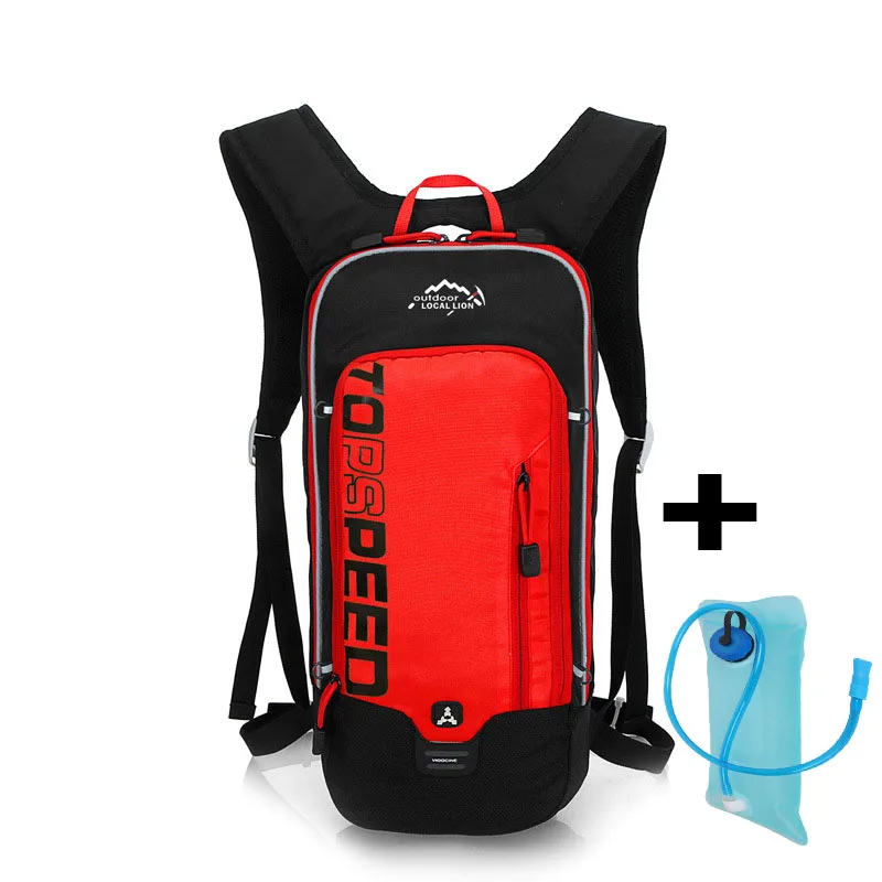 Red waterbag 5L водонепроницаемый велосипедный рюкзак, мужская сумка для воды для горного велосипеда, рюкзак для велоспорта, пешего туризма, бега, гидратации - Цвет: Red waterbag