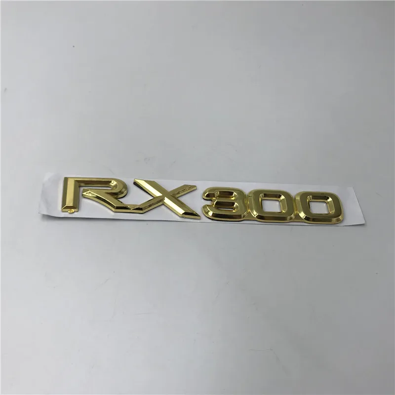 RX300 gold Для Lexus LS300 400 RX300 350 430 GS300 LX470 LS460 LS600hl задний багажник эмблема логотип номер буквы знак - Название цвета: RX300 gold