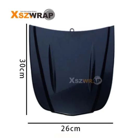 (5 шт./партия) 30*26 см модель автомобильного капота пленка для обмотки автомобиля