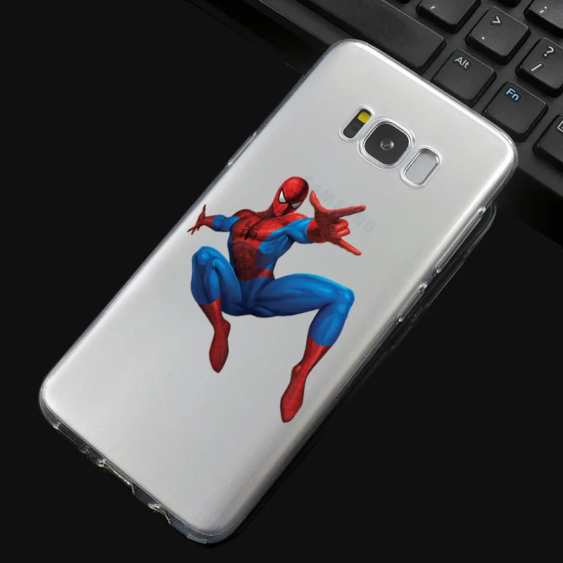 DREAMFOX N052 героический Человек-паук Мягкий ТПУ силиконовый чехол для samsung Galaxy Note S 3 4 5