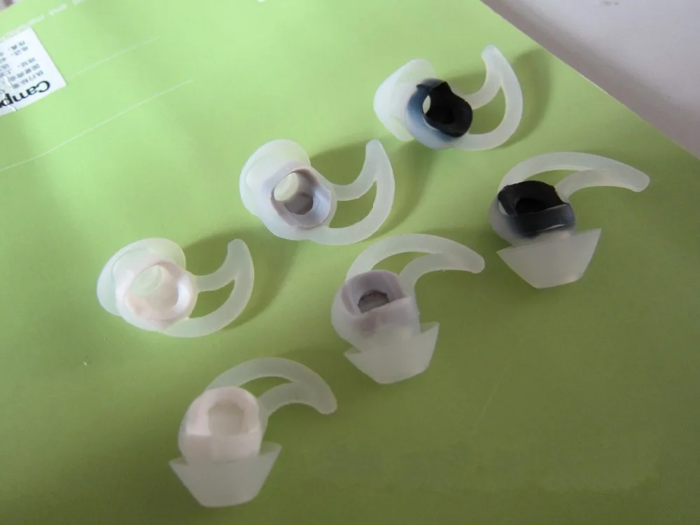 

1set(6pcs) silicone eartips Earbuds ear tips for headphones QC20 earphones QC20i headset free shipping