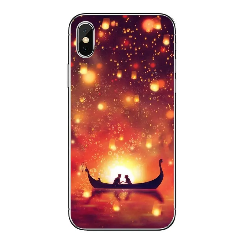 Tangled Флинн и Рапунцель прозрачные мягкие чехлы Чехлы для iPod Touch iPhone 4 4S 5 5S 5C SE 6 6S 7 8 X