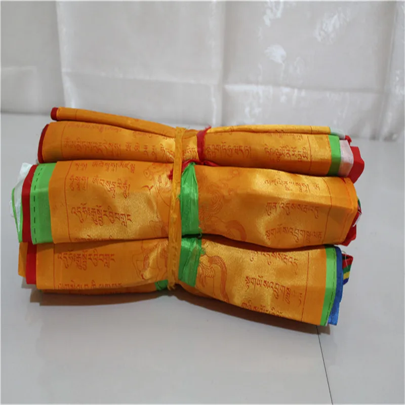 Высококачественный атласный 10 инкантаций тибетская ткань Хадад молитвенный